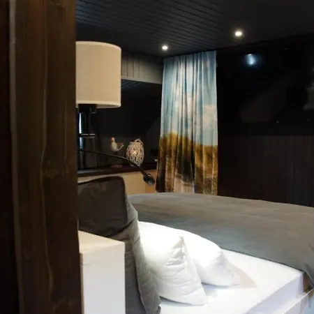 8 Personen Hausboot Mit Hot Tub, Sauna, Kaminofen, Klimaanlage, Lounge, Sonnendeck Und Garten Mit Buddelschiff Direkt Hinterm Deich In *